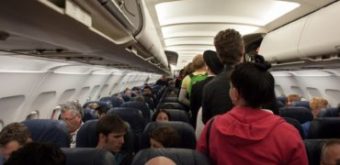 Wear comfy clothes to fight jet lag on long flights