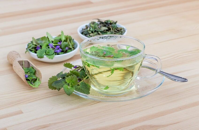 Herbal teas may help you fall asleep.