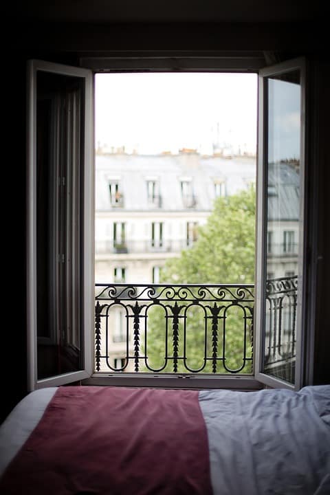 Face your bed towards the window. 